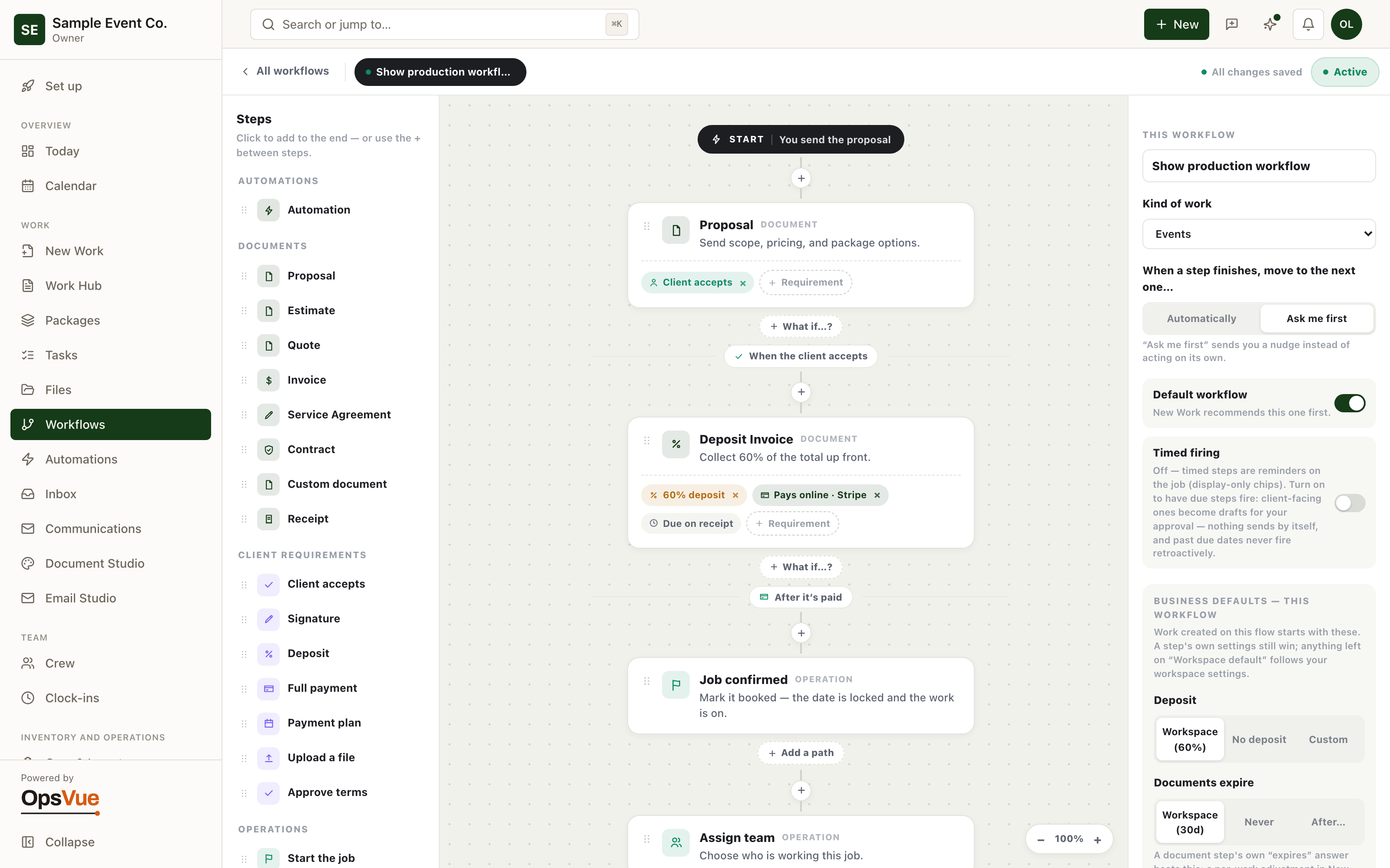 Workflows & Automations — Build your workflow